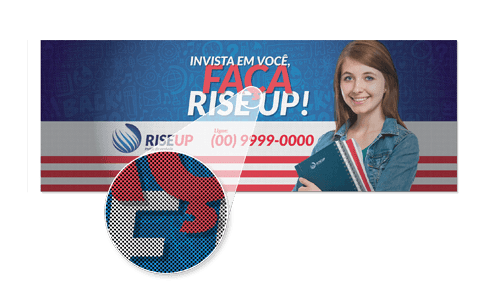 Adesivo Perfurado
